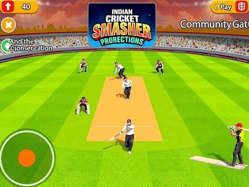 Indian Cricket Smasher Game Screenshot